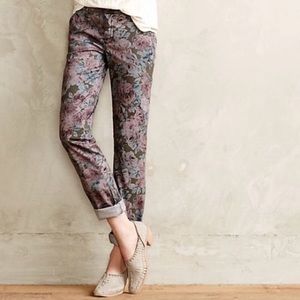 Anthropologie | Pilcro Floral Chino Pants Size 31